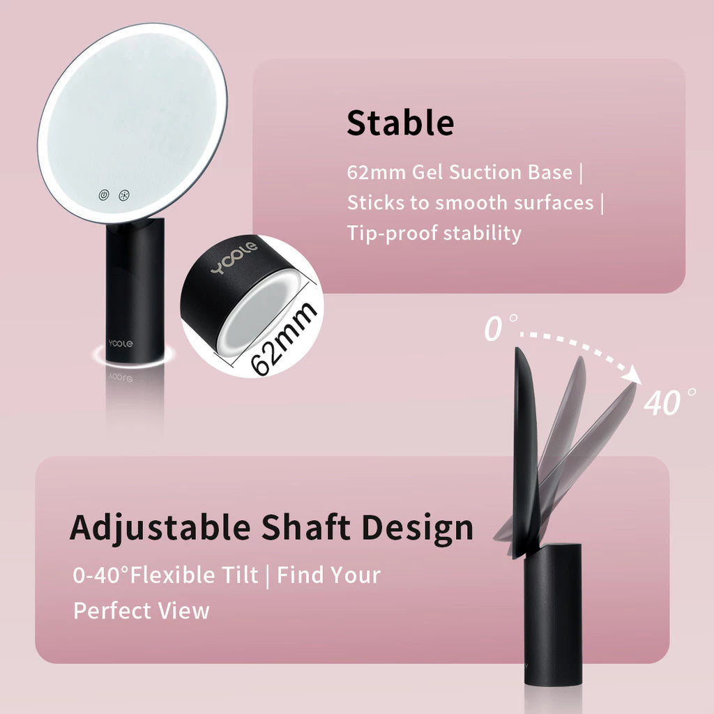 YOOLE RECHARGEABLE VANITY MIRROR